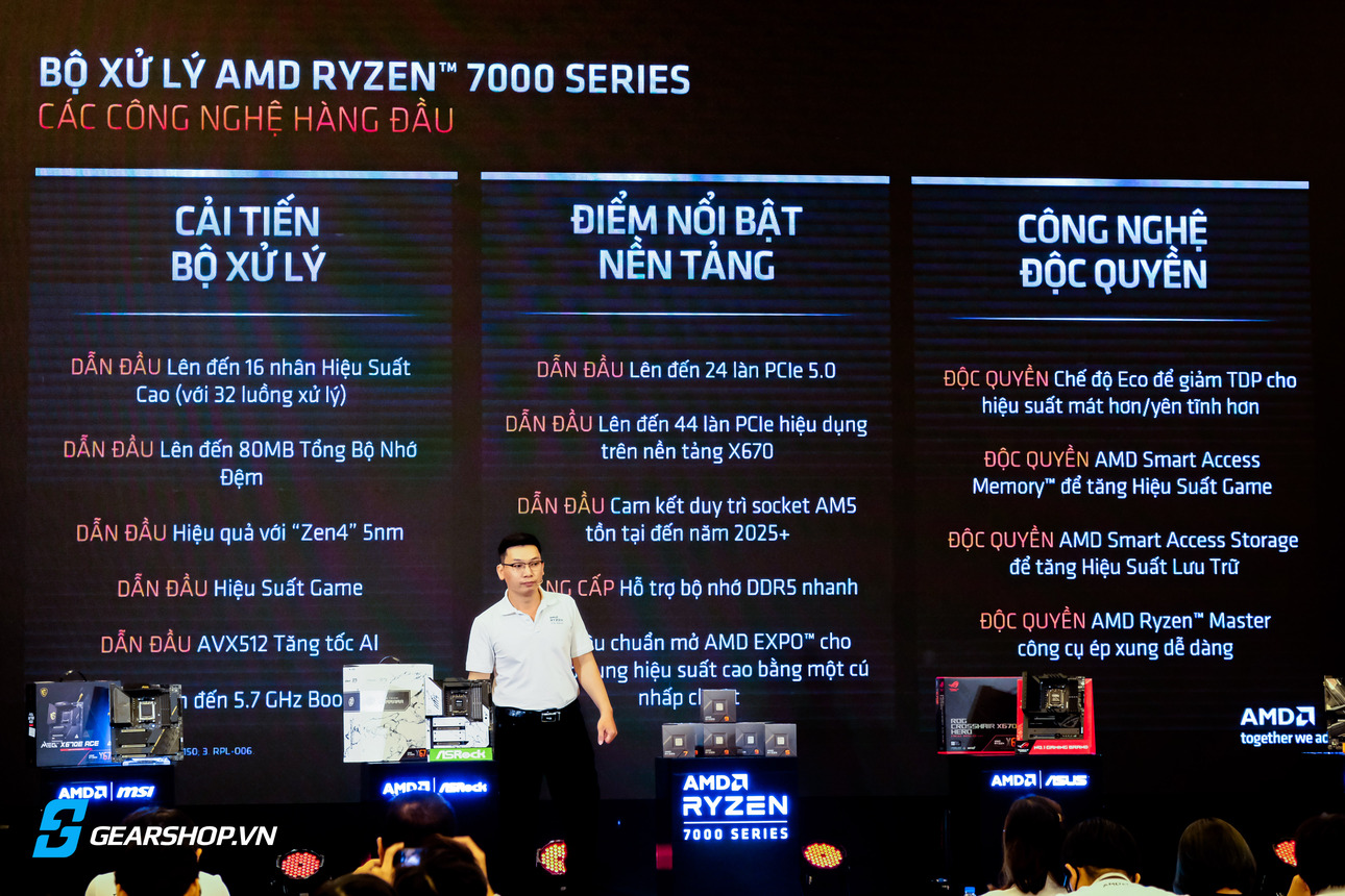 Tính năng và cải tiến trên AMD Ryzen 7000 Series 