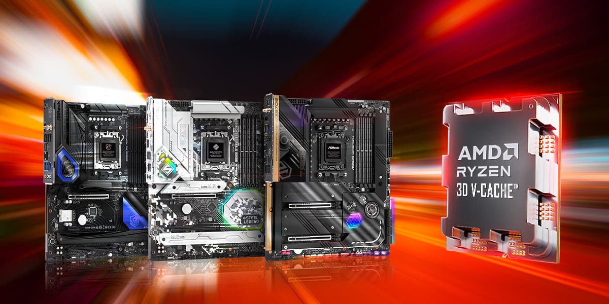 BIOS mới của ASRock: Main X670E/ B650E/ B650 của ASRock hỗ trợ AMD 3D V-Cache trên AMD 7000 series.